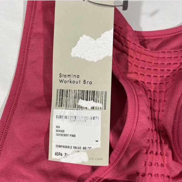 NWT Sweaty Betty [ Small ] Stamina Sports Bra‎ in Tayberry Pink - Picture 10 of 10